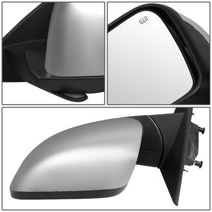 RETROVISOR MIRROR - OEM - 11-13 DODGE DURANGO - POWERED - HEATED - FOLDING - W/ CHROME COVER - LEFT