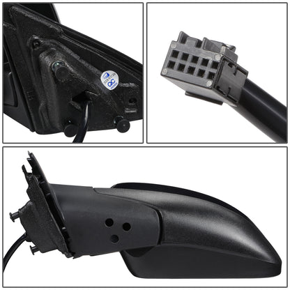 RETROVISOR MIRROR - OEM - 11-13 JEEP GRAND CHEROKEE - POWERED - HEATED - W/ POWER FOLDING - W/ BLACK MATERIAL - LEFT