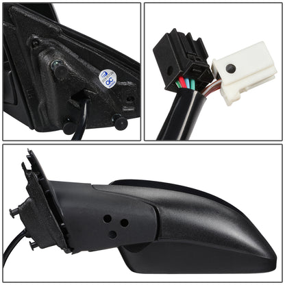 RETROVISOR MIRROR - OEM - 11-13 JEEP GRAND CHEROKEE - POWERED - HEATED - W/ MEMORY - W/ POWER FOLDING - W/ BLACK MATERIAL - LEFT