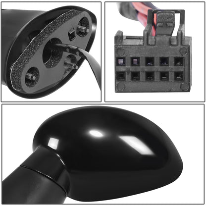 RETROVISOR MIRROR - OE STYLE - DODGE CHALLENGER 2015-2019 - WITH POWER WITH HEATED GLASS - DRIVER LEFT SIDE - BLACK