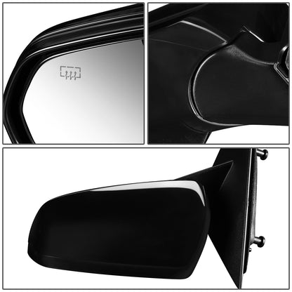 RETROVISOR MIRROR - OEM - 08-14 DODGE AVENGER - POWERED - HEATED - TEXTURED - BLACK - LEFT