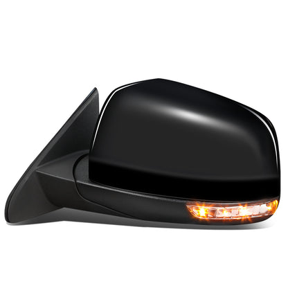 RETROVISOR MIRROR - OEM - 14-16 JEEP GRAND CHEROKEE - POWERED - HEATED - W/ SIGNAL - W/ ASPHERICAL GLASS - POWER FOLDING - W/ BLACK MATERIAL - LEFT