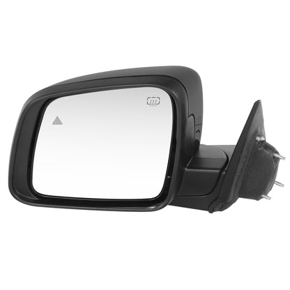 RETROVISOR MIRROR - OE STYLE - DODGE DURANGO 12-22 - WITH BLIND SPOT WITH HEATED GLASS WITH TURN SIGNAL WITH MEMORY - DRIVER SIDE - PAINT TO MATCH - BLACK