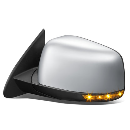 RETROVISOR MIRROR - OEM - 11-13 DODGE DURANGO - POWERED - HEATED - WITH SIGNAL - W/ MEMORY - W/ BSD - W/ FOLDING - W/O DIMMER - W/ CHROME COVER - LEFT