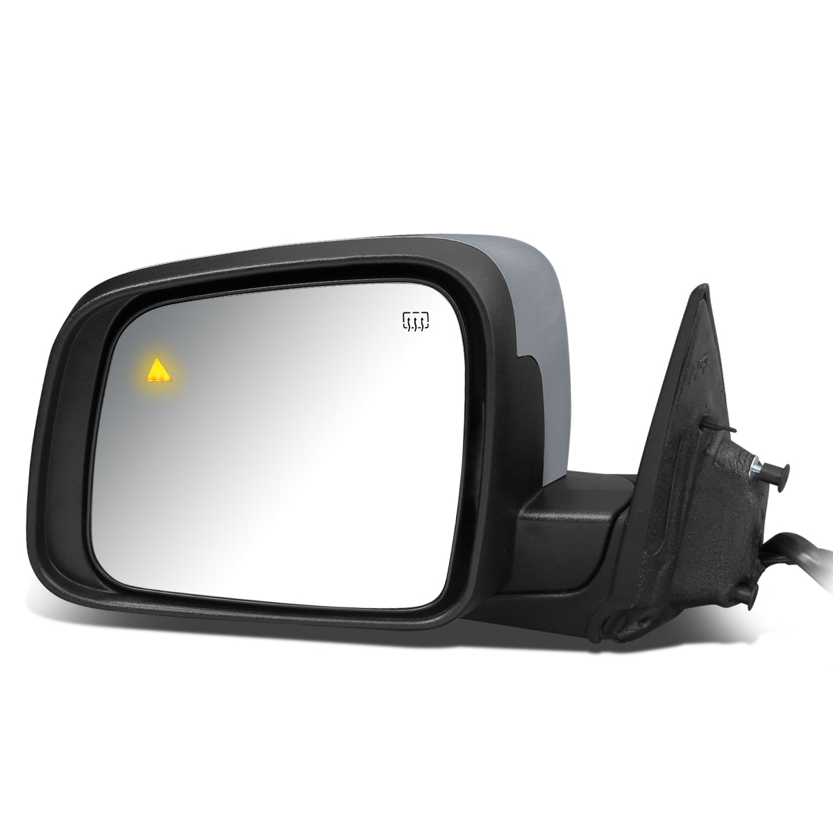 RETROVISOR MIRROR - OEM - 11-13 DODGE DURANGO - POWERED - HEATED - WITH SIGNAL - W/ MEMORY - W/ BSD - W/ FOLDING - W/O DIMMER - W/ CHROME COVER - LEFT