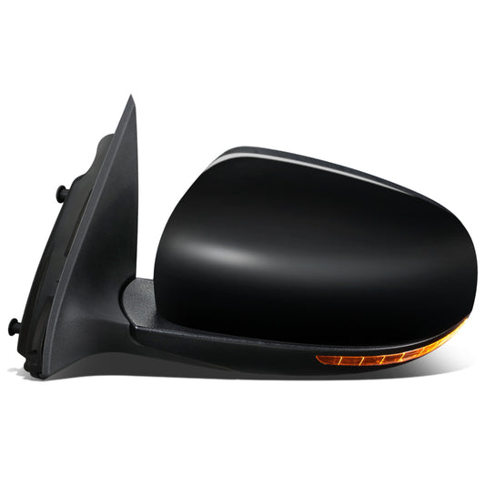 RETROVISOR MIRROR - OEM - 14-16 JEEP CHEROKEE - POWERED - HEATED - WITH SIGNAL - W/ PUDDLE - W/ BSD - W/ FOLDING - W/ BLACK MATERIAL - LEFT