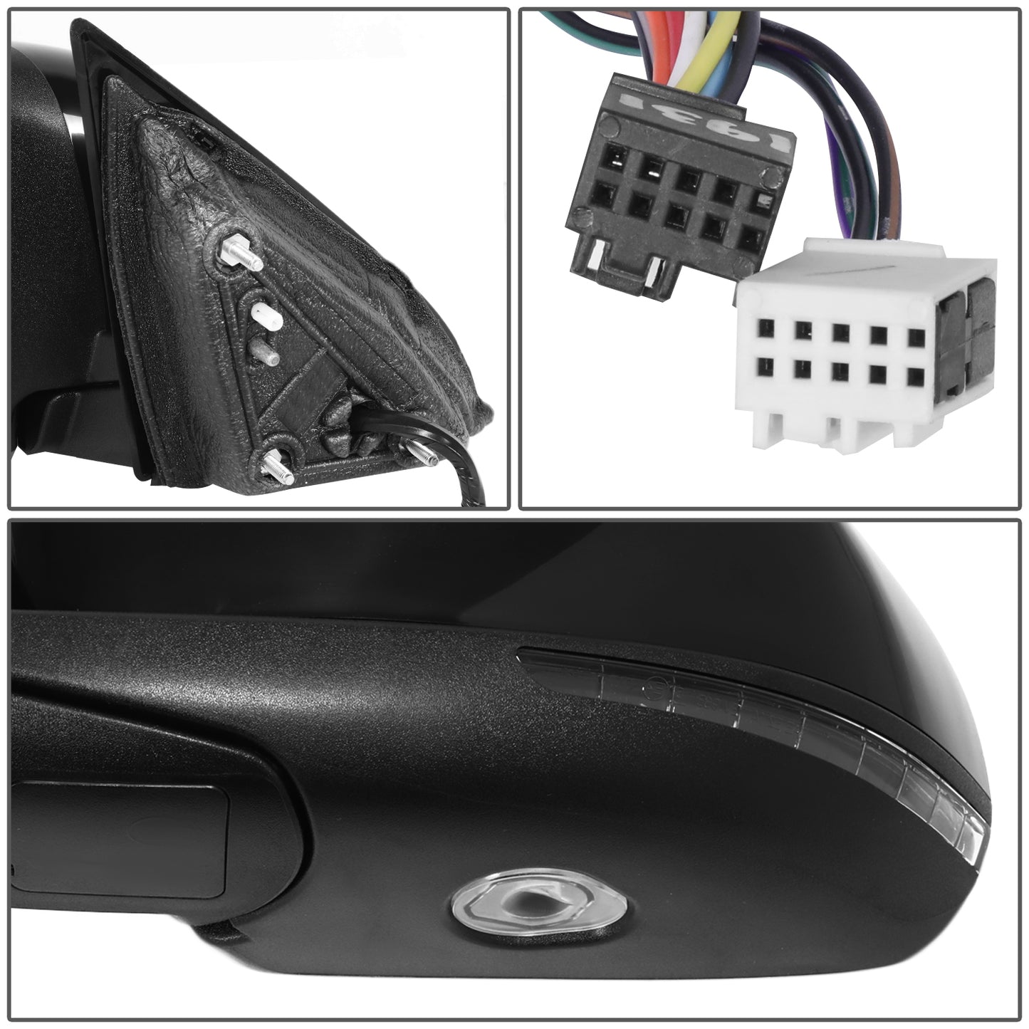 RETROVISOR MIRROR - JEEP CHEROKEE 2014-2018 - WITH POWER FOLD - WITH HEATED GLASS - WITH MEMORY - WITH BLIND SPOT - OE STYLE - DRIVER LEFT SIDE