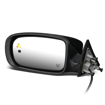RETROVISOR MIRROR - OEM - 11-19 DODGE CHARGER - POWER MIRROR ADJUSTMENT - HEATED - FOLDING - MEMORY - BLIND SPOT DETECTION - W/O ASPHERICAL GLASS, TURN SIGNAL OR PUDDLE LAMP - PAINTABLE- ONLY FITS VEHICLES W/ MATCHING FUNCTIONS AS MIRROR - BLACK - LEFT