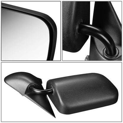 RETROVISOR MIRROR - OEM - 94-97 DODGE RAM 1500, 2500, 3500 - MANUAL - TEXTURED - BLACK - RIGHT