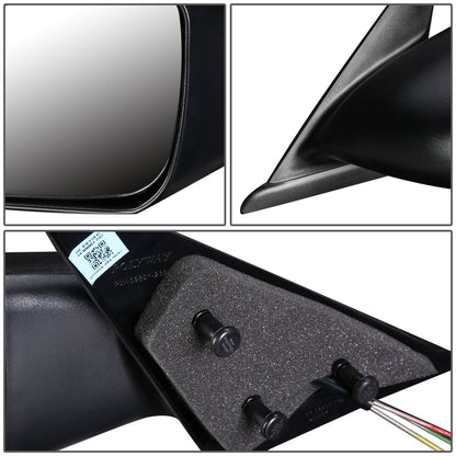 RETROVISOR MIRROR - OEM - 95-99 DODGE NEON / 95-99 PLYMOUTH NEON - MANUAL - PAINTABLE - BLACK - RIGHT