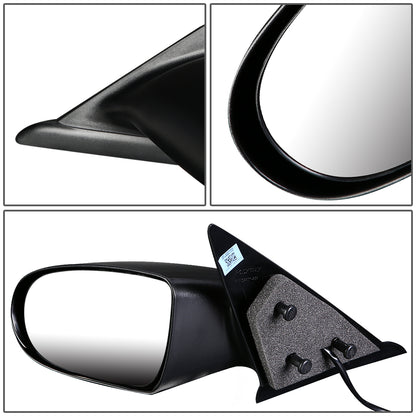 RETROVISOR MIRROR - OEM - 95-99 DODGE NEON / 95-99 PLYMOUTH NEON - POWERED - TEXTURED - BLACK - RIGHT