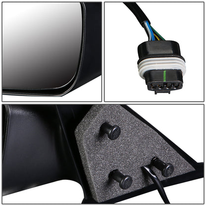 RETROVISOR MIRROR - OEM - 95-99 DODGE NEON / 95-99 PLYMOUTH NEON - POWERED - PAINTABLE - BLACK - RIGHT