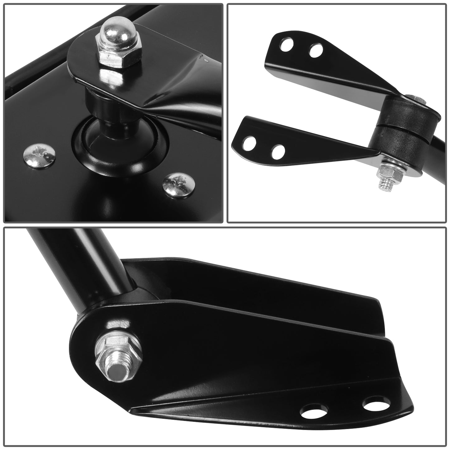 RETROVISOR MIRROR - OE STYLE - JEEP WRANGLER 87-94 - PASSENGER SIDE - PAINT TO MATCH - BLACK