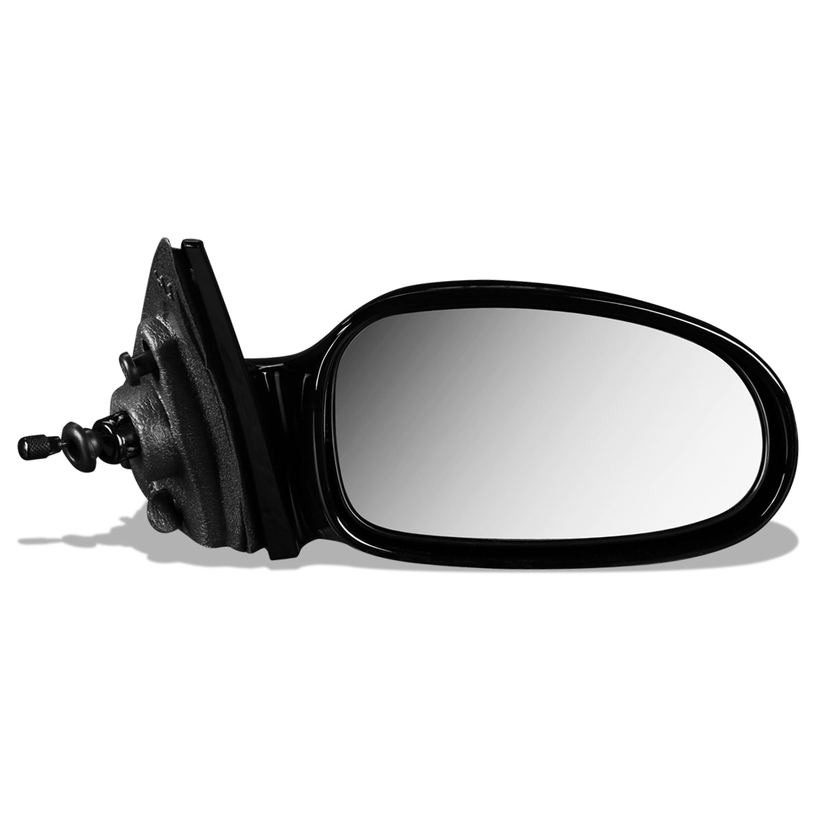 RETROVISOR MIRROR - OEM - 93-97 CHRYSLER CONCORDE / 94-97 CHRYSLER LHS / 93-97 DODGE INTREPID / 93-97 EAGLE VISION - MANUAL - PAINTABLE - BLACK - RIGHT