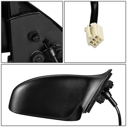 RETROVISOR MIRROR - OEM - 97-00 DODGE DAKOTA / 98-00 DODGE DURANGO - POWERED - TEXTURED - BLACK - RIGHT