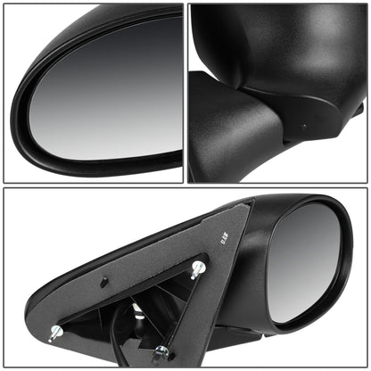 RETROVISOR MIRROR - OEM - 00-02 DODGE NEON / 00-01 PLYMOUTH NEON - POWERED - HEATED - PAINTABLE - BLACK - RIGHT