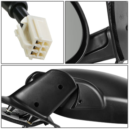 RETROVISOR MIRROR - OEM - 97-00 DODGE DAKOTA / 98-00 DODGE DURANGO - POWERED - TEXTURED - BLACK - RIGHT