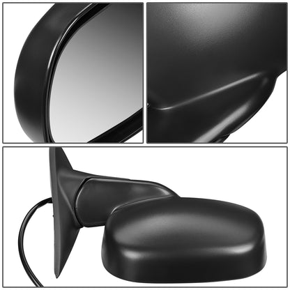 RETROVISOR MIRROR - OEM - 98-01 DODGE RAM 1500 / 98-02 DODGE RAM 2500, 3500 - POWERED - HEATED - TEXTURED - BLACK - RIGHT