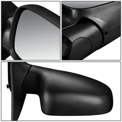 RETROVISOR MIRROR - OEM - 99-04 JEEP GRAND CHEROKEE - POWERED - HEATED - TEXTURED - BLACK - RIGHT