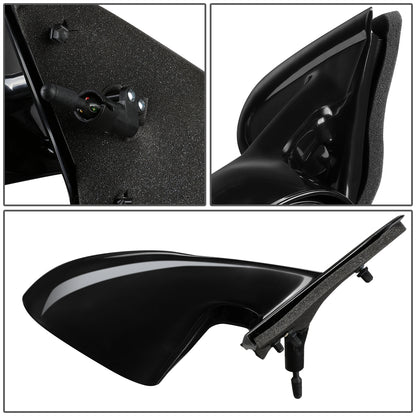RETROVISOR MIRROR - OEM - 95-00 CHRYSLER CIRRUS / 95-00 DODGE STRATUS / 96-00 PLYMOUTH BREEZE - MANUAL - PAINTABLE - BLACK - RIGHT