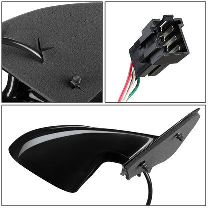 RETROVISOR MIRROR - OEM - 95-00 CHRYSLER CIRRUS / 95-00 DODGE STRATUS / 96-00 PLYMOUTH BREEZE - POWERED - HEATED - PAINTABLE - BLACK - RIGHT