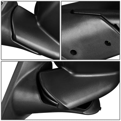 RETROVISOR MIRROR - OEM - 98-01 DODGE RAM 1500 / 98-02 DODGE RAM 2500, 3500 - MANUAL - TEXTURED - BLACK - RIGHT