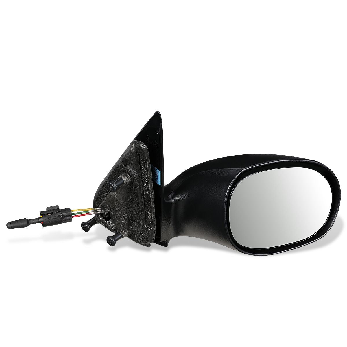RETROVISOR MIRROR - OEM - 01-03 CHRYSLER PT CRUISER - MANUAL - PAINTABLE - BLACK - RIGHT