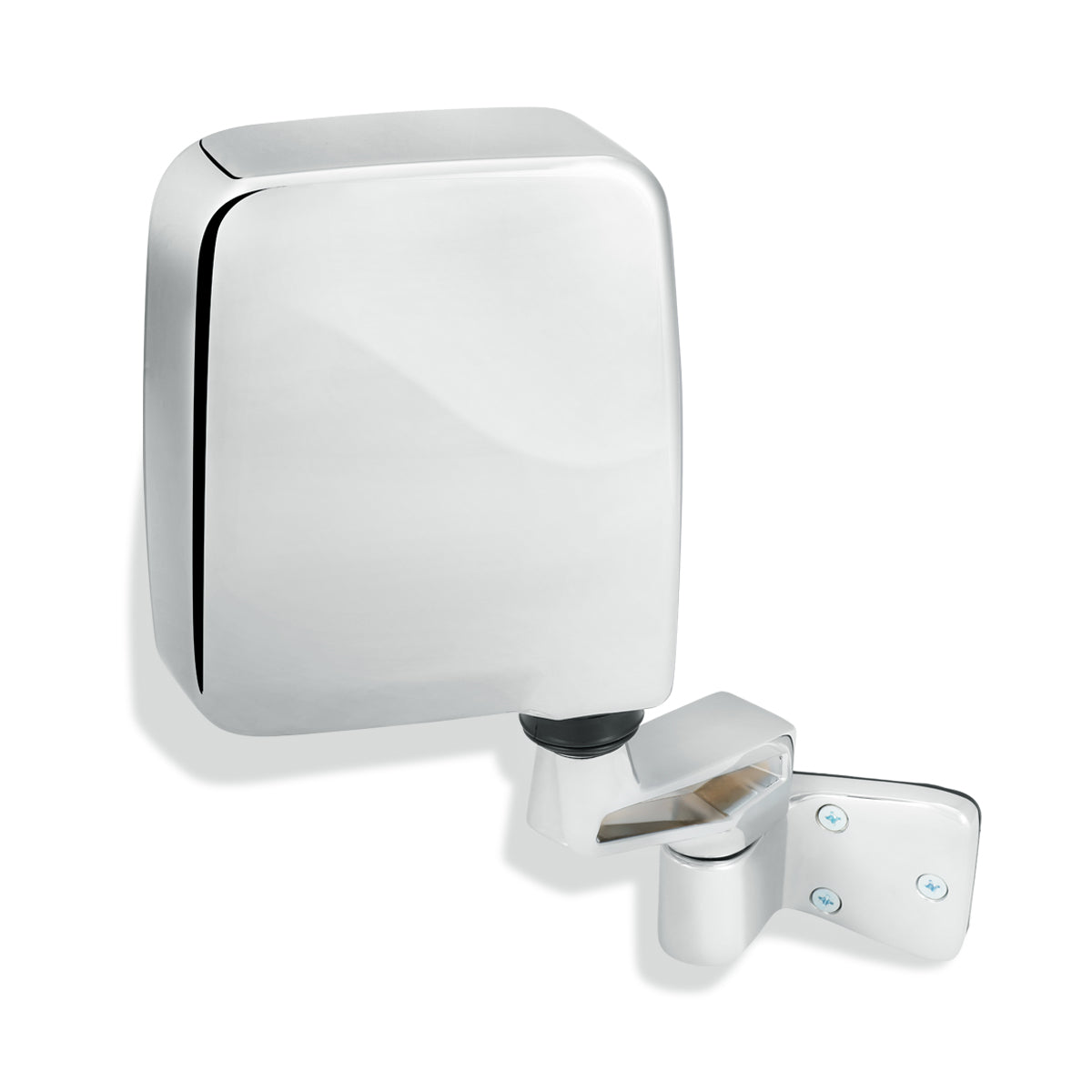 RETROVISOR MIRROR - OEM - 87-95 JEEP WRANGLER - MANUAL - CHROME - RIGHT