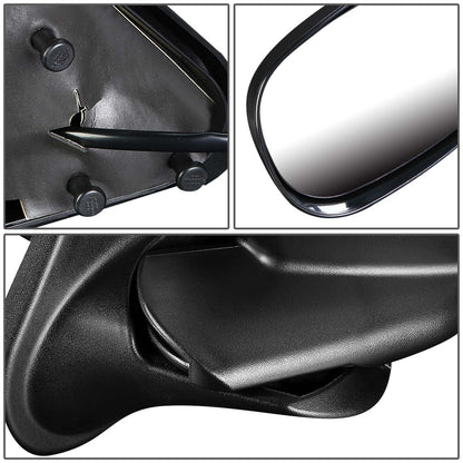 RETROVISOR MIRROR - OEM - 98 DODGE B1500, B2500, B3500 / 99-03 DODGE RAM 1500, 2500, 3500 VAN - POWERED - TEXTURED - BLACK - RIGHT