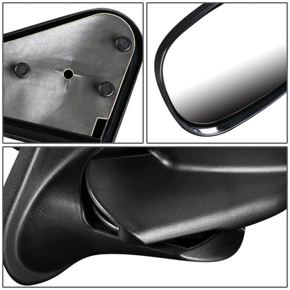 RETROVISOR MIRROR - OEM - 98 DODGE B1500, B2500, B3500 / 99-03 DODGE RAM 1500, 2500, 3500 VAN - MANUAL - TEXTURED - BLACK - RIGHT