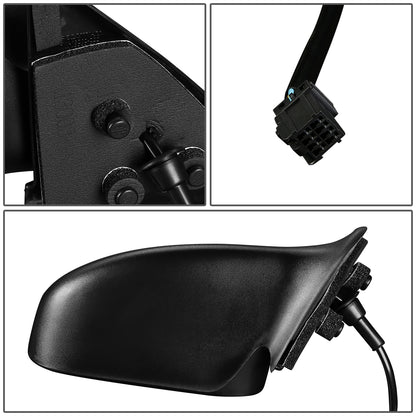 RETROVISOR MIRROR - OEM - 01-03 DODGE DURANGO / 01-04 DODGE DAKOTA - POWERED - TEXTURED - BLACK - RIGHT