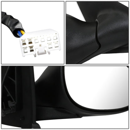 RETROVISOR MIRROR - OEM - 03-05 DODGE NEON - POWERED - TEXTURED - BLACK - RIGHT