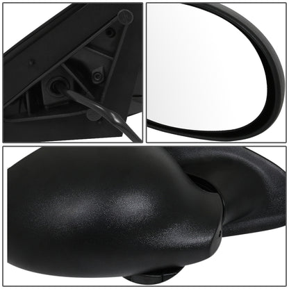 RETROVISOR MIRROR - OEM - 03-05 DODGE NEON - POWERED - TEXTURED - BLACK - RIGHT