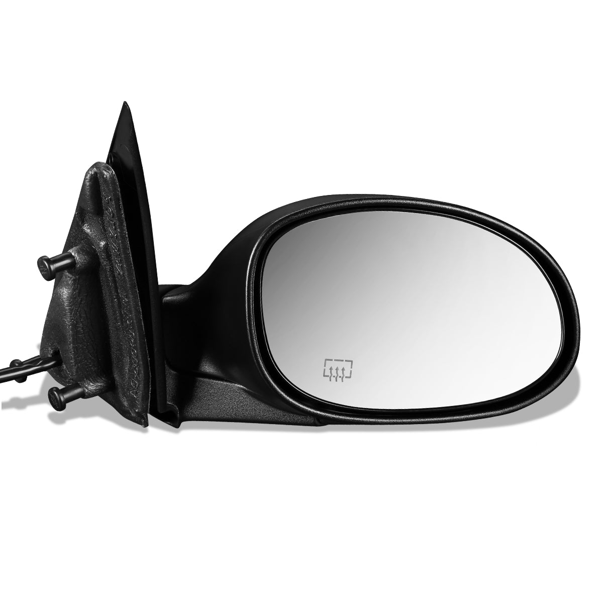 RETROVISOR MIRROR - OEM - 01-03 CHRYSLER PT CRUISER - POWERED - HEATED - TEXTURED - BLACK - RIGHT