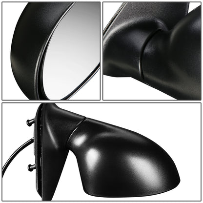 RETROVISOR MIRROR - OEM - 01-03 CHRYSLER PT CRUISER - POWERED - HEATED - TEXTURED - BLACK - RIGHT