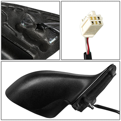 RETROVISOR MIRROR - OEM - 01-06 CHRYSLER SEBRING / 01-06 DODGE STRATUS - POWERED - PAINTABLE - BLACK - RIGHT