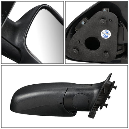 RETROVISOR MIRROR - OEM - 99-04 JEEP CHEROKEE - MANUAL - FOLDING - W/ TEXTURED BLACK - RIGHT