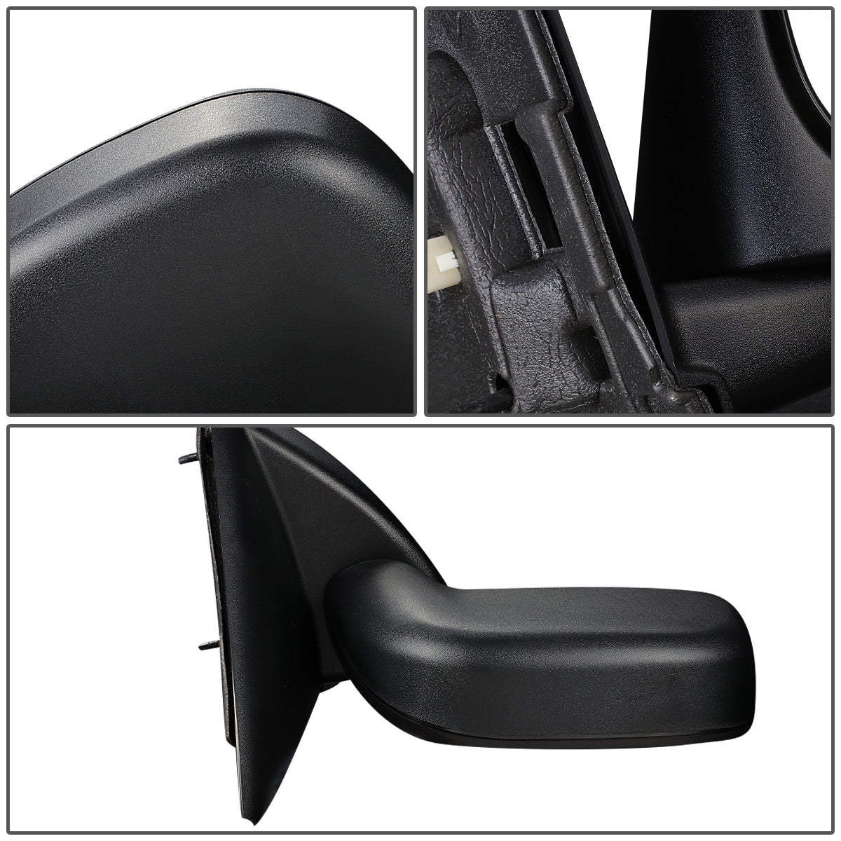 RETROVISOR MIRROR - OEM - 02-05 DODGE RAM - POWERED - HEATED - FOLDING - W/ TEXTURED BLACK - RIGHT