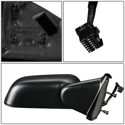 RETROVISOR MIRROR - OEM - 04-09 DODGE DURANGO - POWERED - HEATED - TEXTURED - BLACK - RIGHT