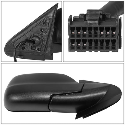 RETROVISOR MIRROR - OE STYLE - JEEP GRAND CHEROKEE 05-10 - WITH POWER WITH HEATED GLASS WITH MEMORY - PASSENGER SIDE - PAINT TO MATCH - BLACK