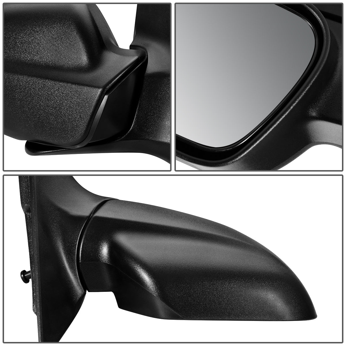 RETROVISOR MIRROR - OEM - 04-08 CHRYSLER PACIFICA - POWERED - HEATED - FOLDING - W/ TEXTURED BLACK - RIGHT