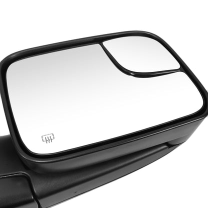 RETROVISOR MIRROR - OE STYLE - DODGE RAM 1500 PICKUP 02-09 - DODGE RAM 2500 PICKUP 02-09 - DODGE RAM 3500 PICKUP 02-09 - WITH POWER WITH HEATED GLASS - PASSENGER SIDE - PAINT TO MATCH - BLACK