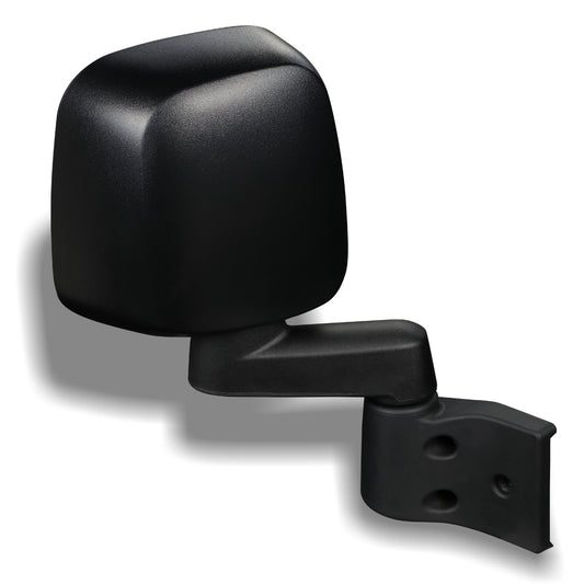 RETROVISOR MIRROR - OEM - 97-06 JEEP WRANGLER - MANUAL - W/ HALF DOOR - W/ TEXTURED BLACK - RIGHT