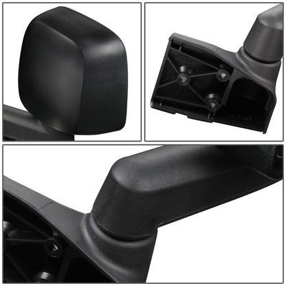 RETROVISOR MIRROR - OEM - 03-06 JEEP WRANGLER - MANUAL - BLACK - LEFT