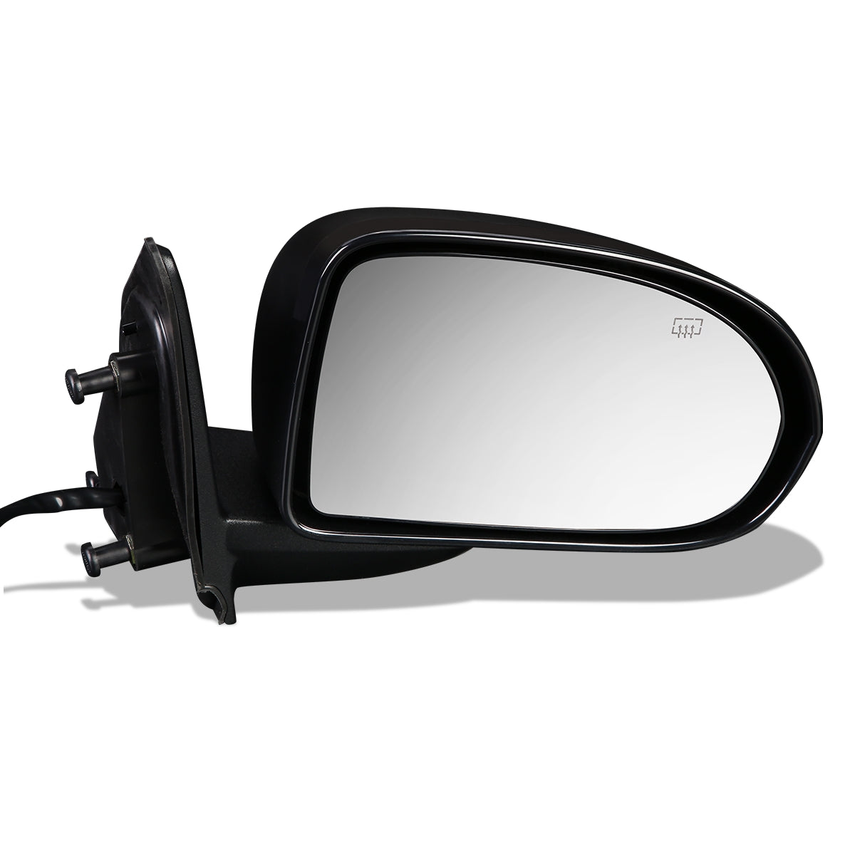 RETROVISOR MIRROR - OEM - 07-10 JEEP COMPASS - POWERED - HEATED - TEXTURED - BLACK - RIGHT