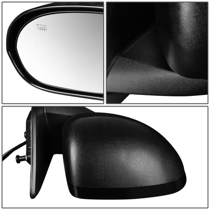 RETROVISOR MIRROR - OEM - 07-10 JEEP COMPASS - POWERED - HEATED - TEXTURED - BLACK - RIGHT