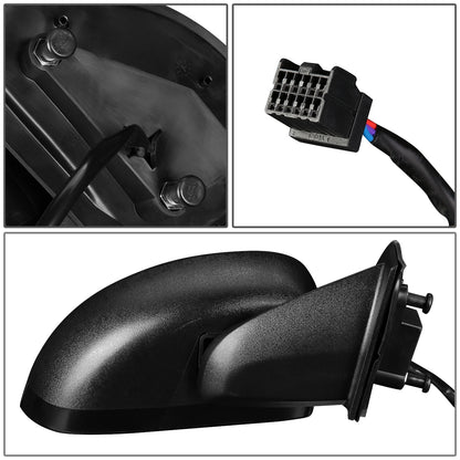 RETROVISOR MIRROR - OEM - 07-17 JEEP COMPASS - POWERED - TEXTURED - BLACK - RIGHT