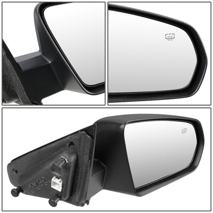 RETROVISOR MIRROR - OEM - 08-14 DODGE AVENGER - POWERED - HEATED - TEXTURED - BLACK - RIGHT