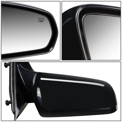 RETROVISOR MIRROR - OEM - 07-10 CHRYSLER SEBRING - POWERED - HEATED - PAINTABLE - BLACK - RIGHT