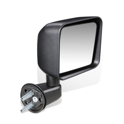 RETROVISOR MIRROR - OEM - 07-17 JEEP WRANGLER / 2018 JEEP WRANGLER JK - MANUAL - TEXTURED - BLACK - RIGHT